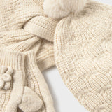 Conjunto Gorro Bufanda Bebé Niña Beige Mayoral