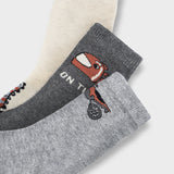 Set X3 Medias Niño Gris Mayoral