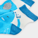 Medias X2 Bebé Niño Azul Boboli
