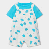 Conjunto Mameluco Bebé Niño Azul Boboli