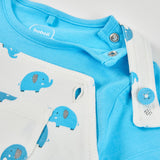 Conjunto Mameluco Bebé Niño Azul Boboli