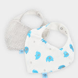 Baberos Bebé Niño Azul Boboli