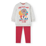 Conjunto Bebé Niña Beige Boboli