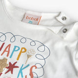 Conjunto Bebé Niña Blanco Boboli