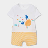 Conjunto Bermuda Bebé Niño Amarillo Boboli