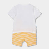 Conjunto Bermuda Bebé Niño Amarillo Boboli