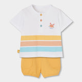 Conjunto Bermuda Bebé Niño Amarillo Boboli