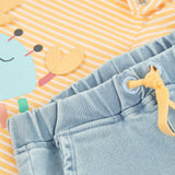 Conjunto Bermuda Bebé Niño Amarillo Boboli