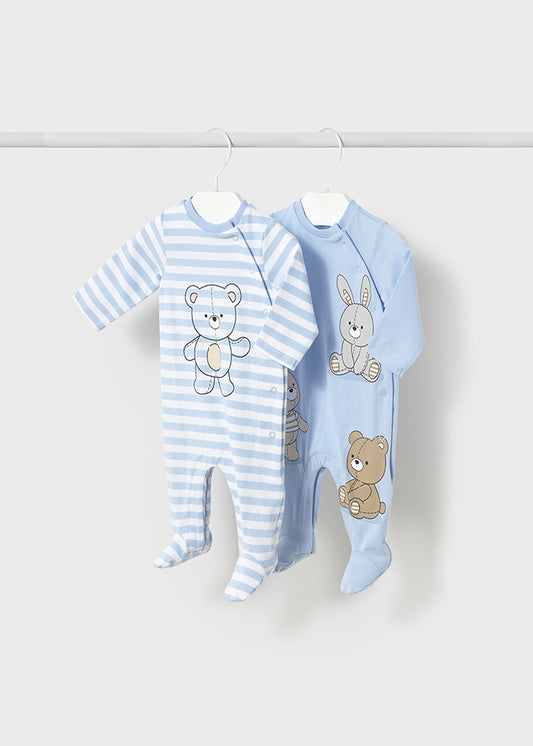 Set X2 Pijama Bebé Niño