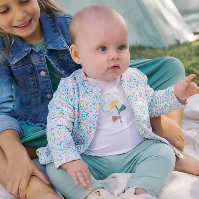 Conjunto Bebé Niña Blanco Boboli – Travesuras - Main Image