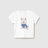 Camiseta Bebé Niño Blanca Mayoral