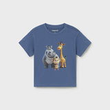 Camiseta Bebé Niño Azul Mayoral