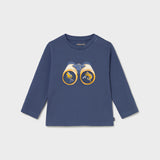 Camiseta Bebé Niño Azul Mayoral