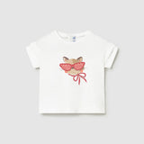 Camiseta Bebé Niña Blanco Mayoral
