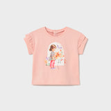 Camiseta Bebé Niña Salmon Mayoral