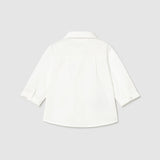 Camisa Corbatín Bebé Niño Beige Mayoral
