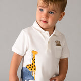 Camiseta Polo Bebé Niño Blanco Mayoral