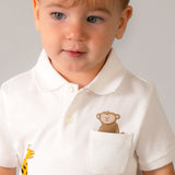Camiseta Polo Bebé Niño Blanco Mayoral