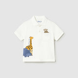 Camiseta Polo Bebé Niño Blanco Mayoral