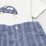 Conjunto Bermuda Bebé Niño Azul Mayoral