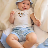 Conjunto Bermuda - Gorro Bebé Niño Azul Mayoral