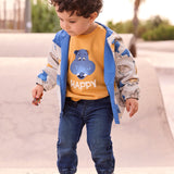 Jean Bebé Niño Azul Oscuro