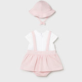 Conjunto Mameluco Bebé Niña Rosado Mayoral