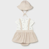 Conjunto Mameluco Bebé Niña Beige Mayoral