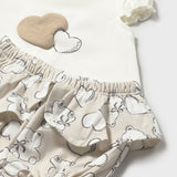 Set X2 Conjunto Bebé Niña Beige Mayoral