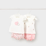 Set X2 Conjunto Bebé Niña Rosado Mayoral