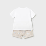 Set X2 Conjuntos Bermuda Bebe Niño Azul Mayoral
