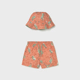 Conjunto bañador Niño Naranja Mayoral