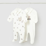 Set X2 Pijamas Bebé Niño Beige Mayoral