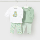 Set X2 Conjunto Bebé Niña Verde Mayoral