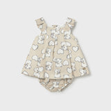 Vestido Bebé Niña Beige Mayoral