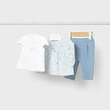 Conjunto 3Pz Bebé Niña Azul Mayoral