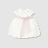 Vestido Bebé Niña Blanco Mayoral