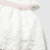 Vestido Bebé Niña Blanco Mayoral