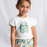 Camiseta Niña Blanco Mayoral
