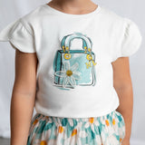 Camiseta Niña Blanco Mayoral