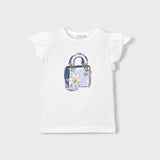 Camiseta Niña Blanco Mayoral