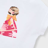 Camiseta Niña Blanco Mayoral