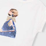 Camiseta Niña Blanco Mayoral