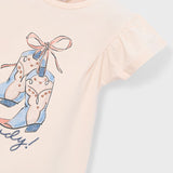 Camiseta Niña Salmon Mayoral