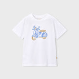 Camiseta Niño Blanco Mayoral