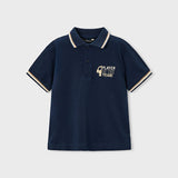 Camiseta Polo Niño Azul Mayoral