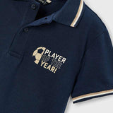 Camiseta Polo Niño Azul Mayoral