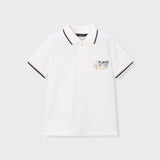 Camiseta Polo Niño Blanco Mayoral
