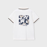 Camiseta Polo Niño Blanco Mayoral