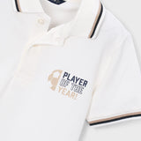 Camiseta Polo Niño Blanco Mayoral